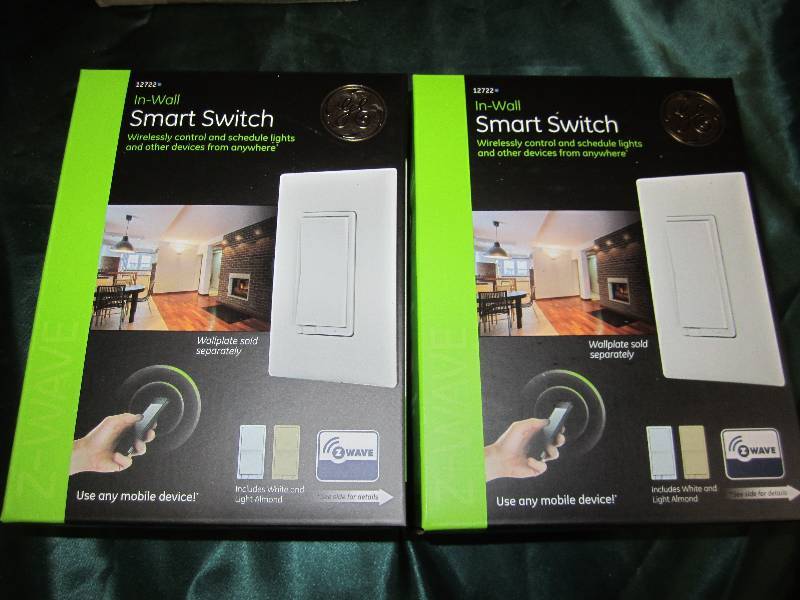 lot of 2 In-wall smart switch wirel...