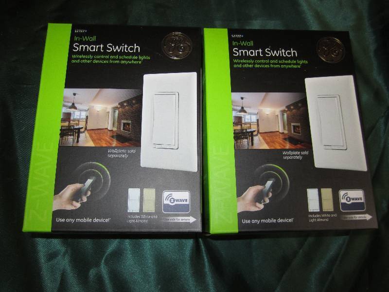 lot of 2 In-wall smart switch wirel...