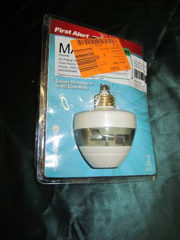 lot of 2 first alert motion sensing...