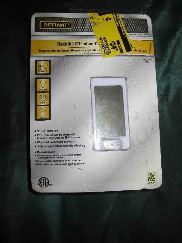 Defiant racklit LCD indoor Countdow...