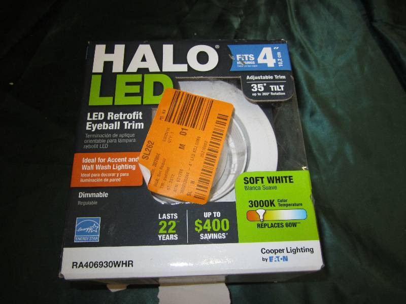 HALO LED retrofit baffle trim fits ...