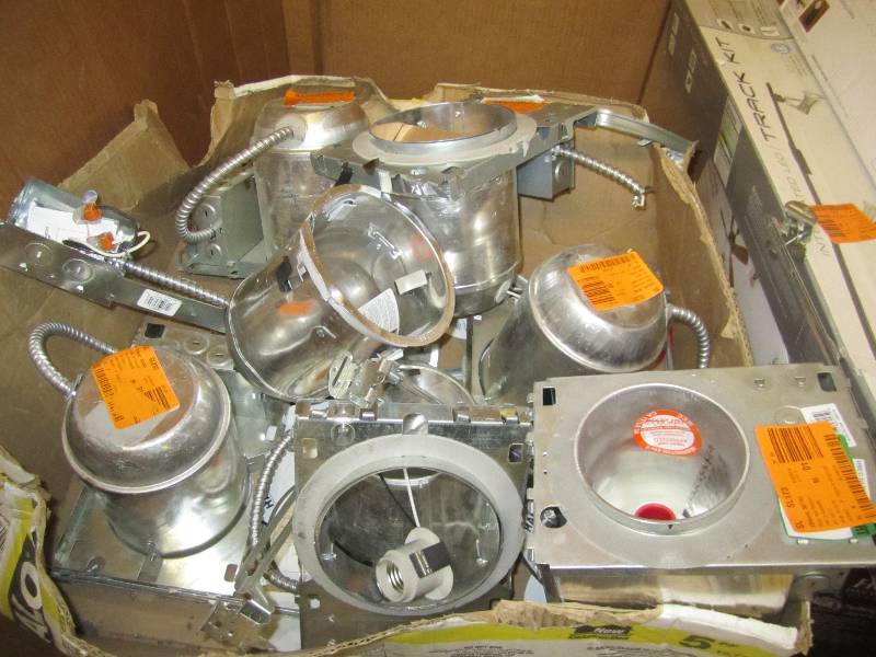 Lot of 7 recessed lighting cans ...
