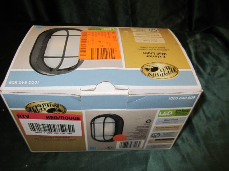 Black Outdoor LED Wall Lantern...