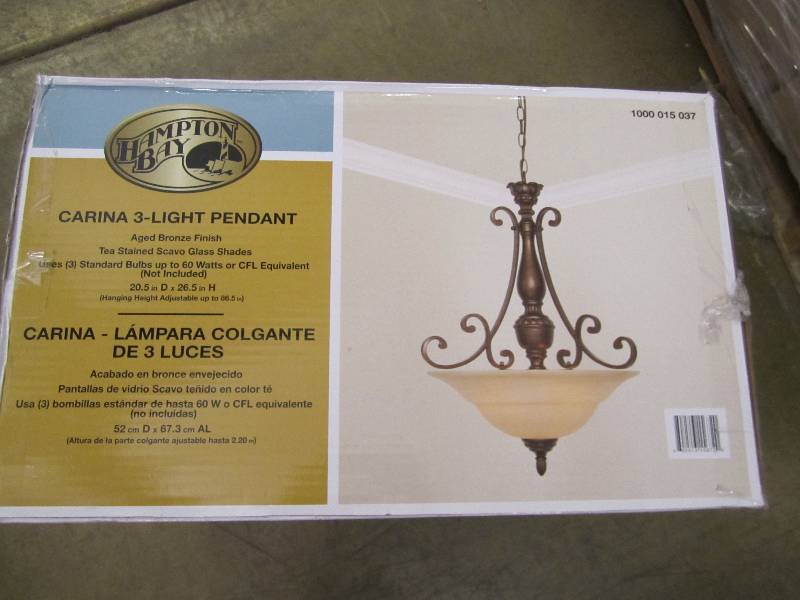Carina Collection 3-Light Aged Bron...