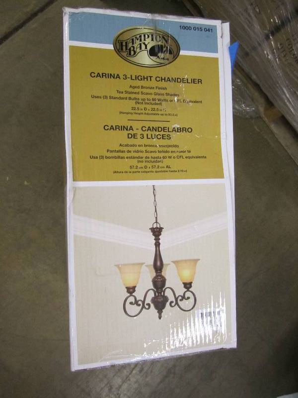 Carina Collection 3-Light Aged Bron...