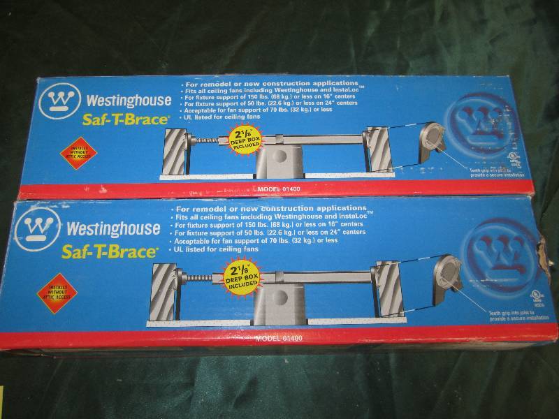 Lot of 2 21.5 cu. in. Saf-T-Brace...
