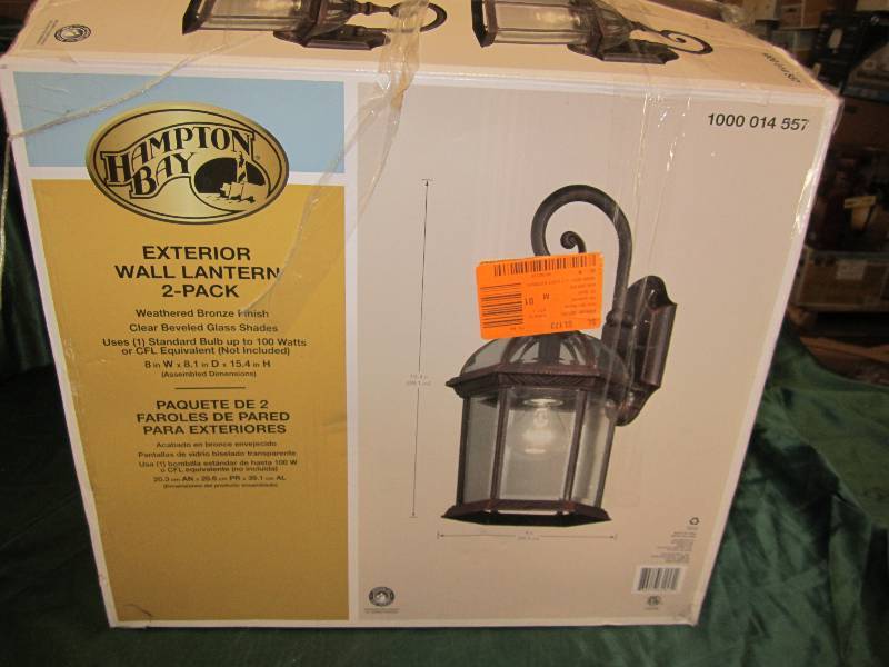 Outdoor Weathered Bronze Lantern (2...