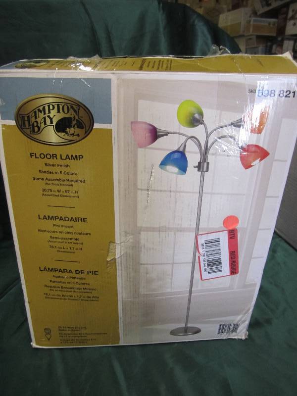 Hampton bay multicolor floor lamp ...