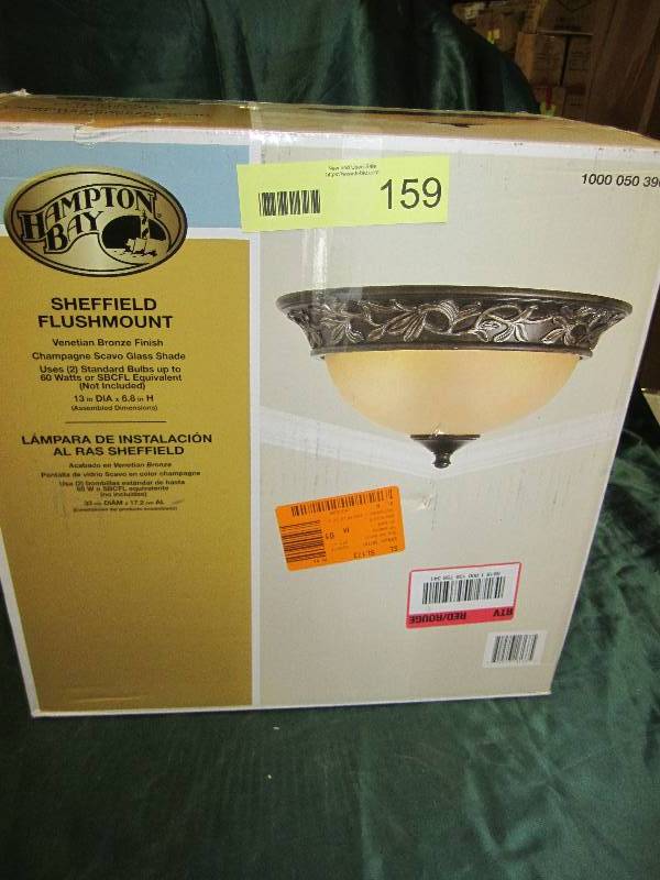 Hampton bay sheffield flushmount ...