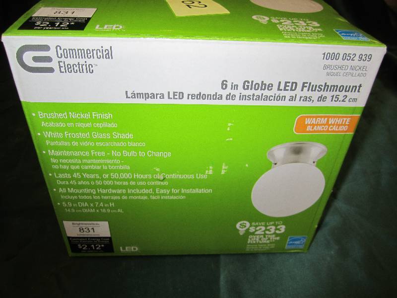 Commerical electric 6in. Globe LED ...