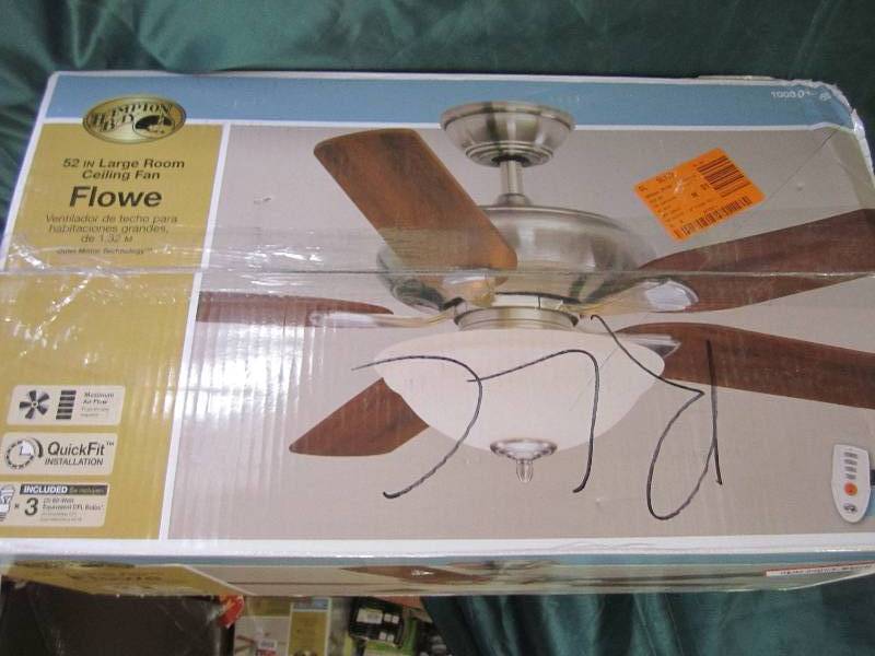 Hampton bay 52in. Large room ceilin...