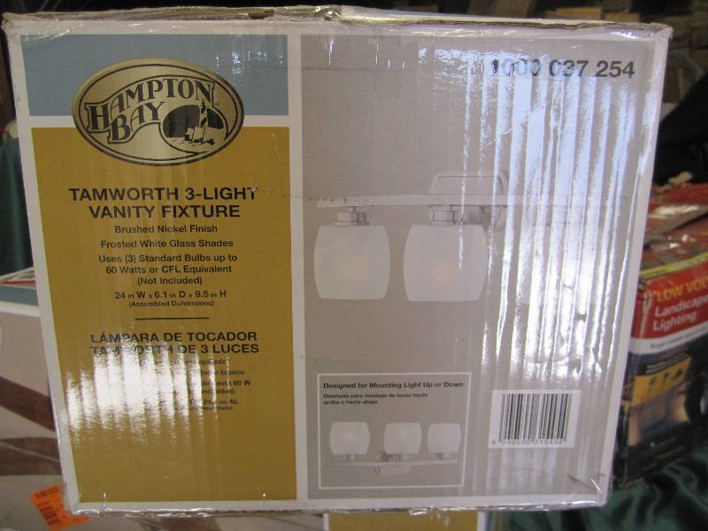 Hampton bay tamworth 3-light vanity...