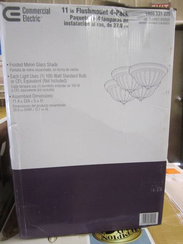 Commercial electric 11in. Flushmoun...
