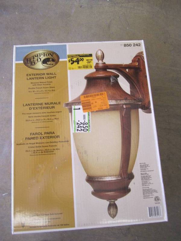 Hampton bay exterior wall lantern m...