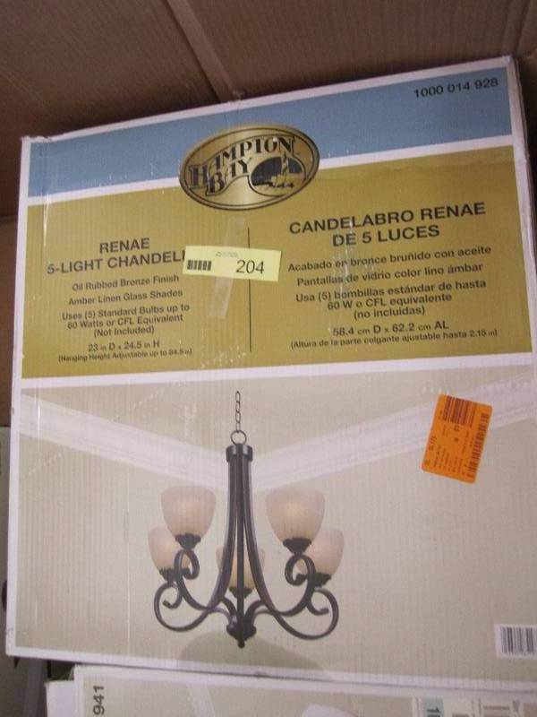 Renae 5-Light Oil Rubbed Bronze Cha...