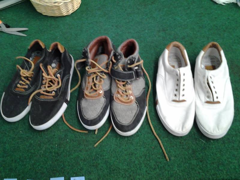 3 Pair Mens Sneakers Size 11