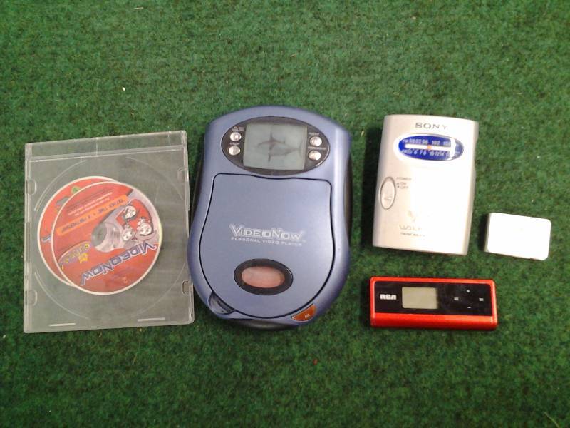 i Pod, Sony Walkman, MP-3 Player, Video Now Personal Video & Video Player