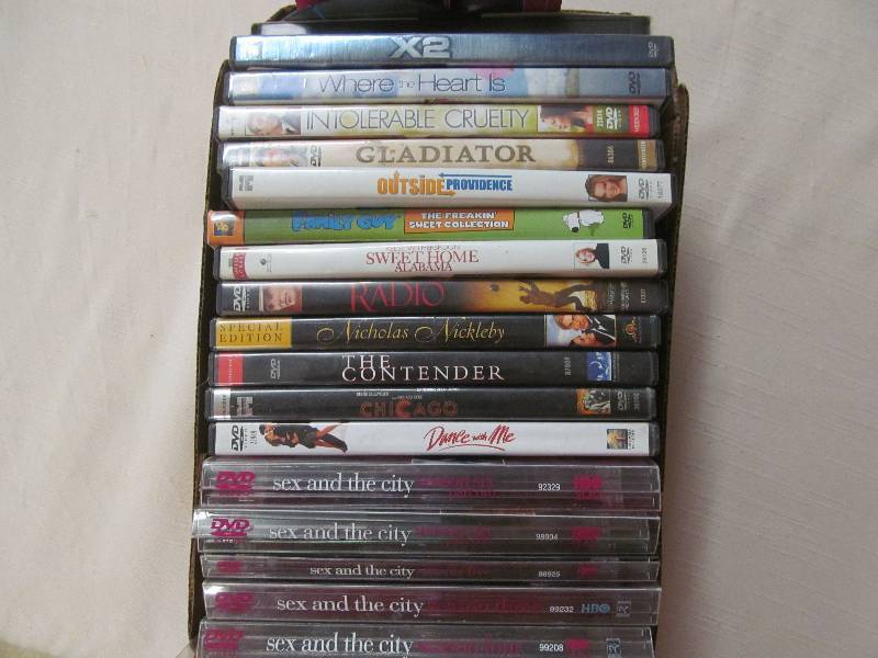 lot 13 image: DVDs