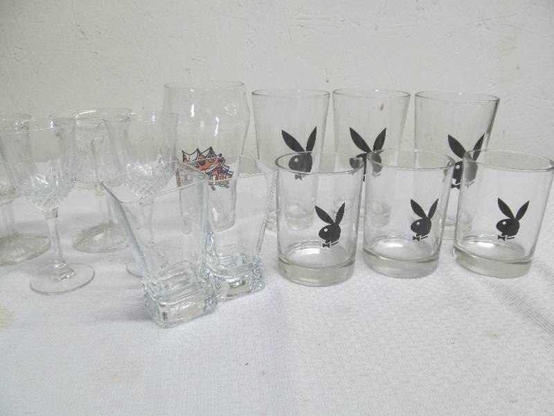 lot 64 image: Play Boy Bunny glasses