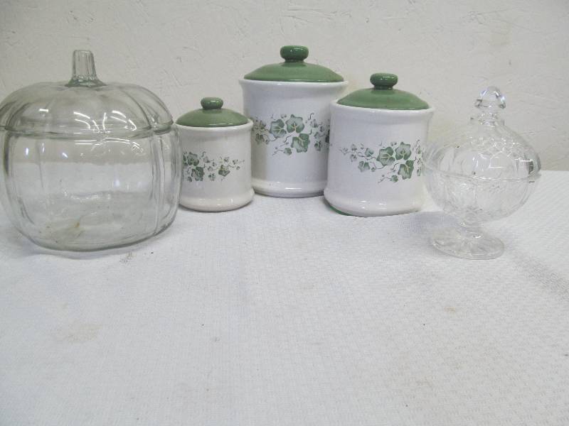 lot 65 image: canisters