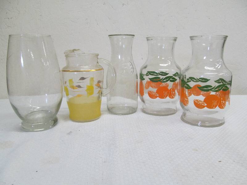 lot 66 image: vintage pitchers