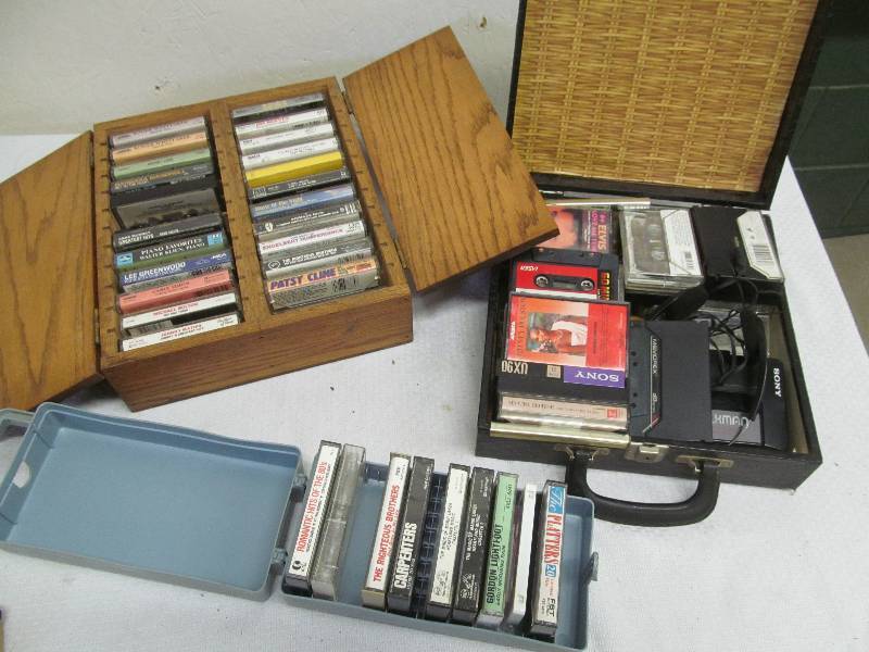 lot 101 image: Sony Walkman, cassettes