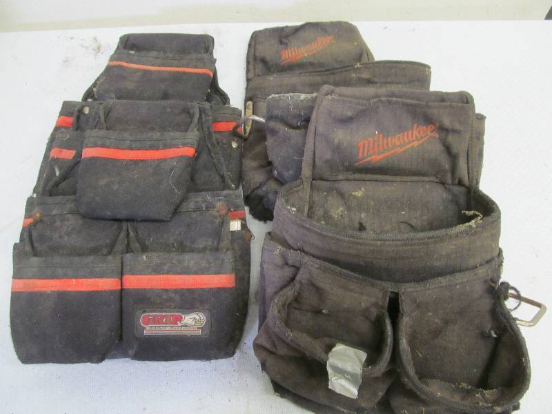 lot 151 image: Milawakee tool lets,Grip Tool Belts