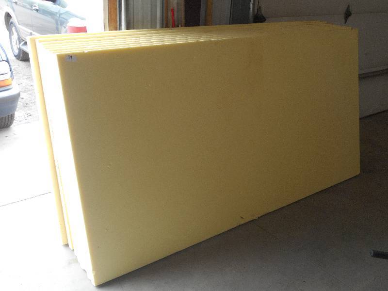 lot 17 image: (8) Unused 2x4x8 Sheets Of Foam ...