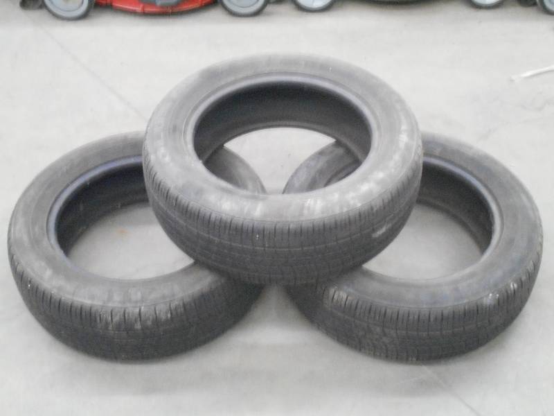 lot 57 image: (3) Kumho P2056016 Tires, Used, G...
