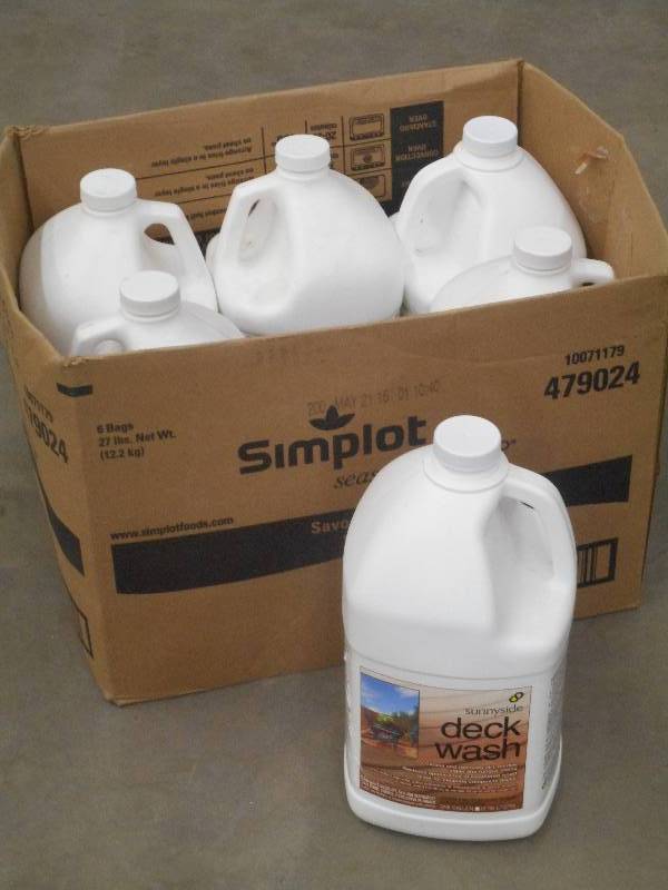 lot 66 image: (6) Gallon Jugs Of Deck Wash ...