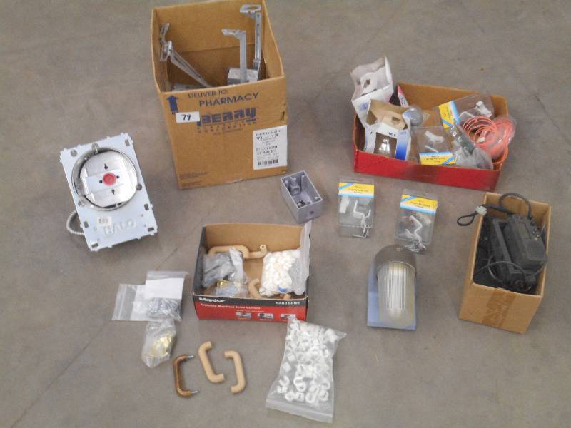 lot 79 image: (4) Boxes Of Assorted Electrical S...