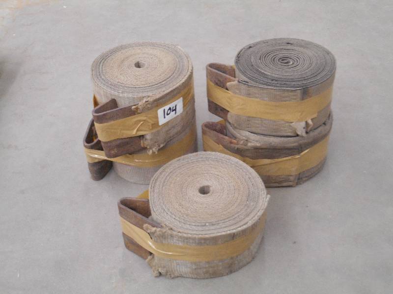 lot 104 image: Lot Of (5) Semi-Truck Load Straps ...