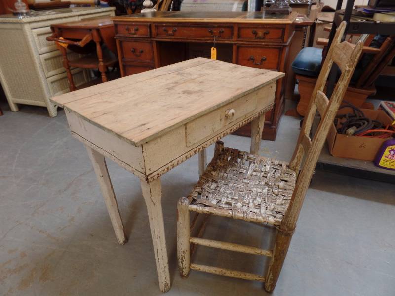 Vintage Desk with Chair