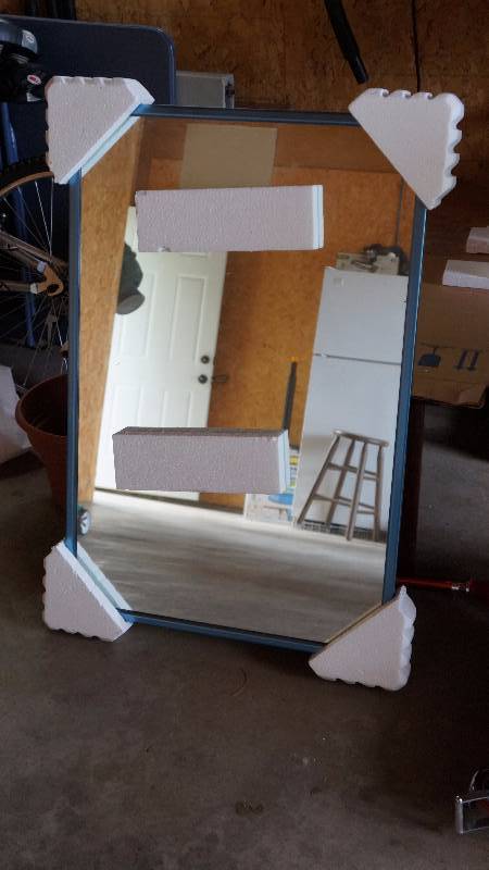 NIB Commercial Grade Channel Frame Mirror