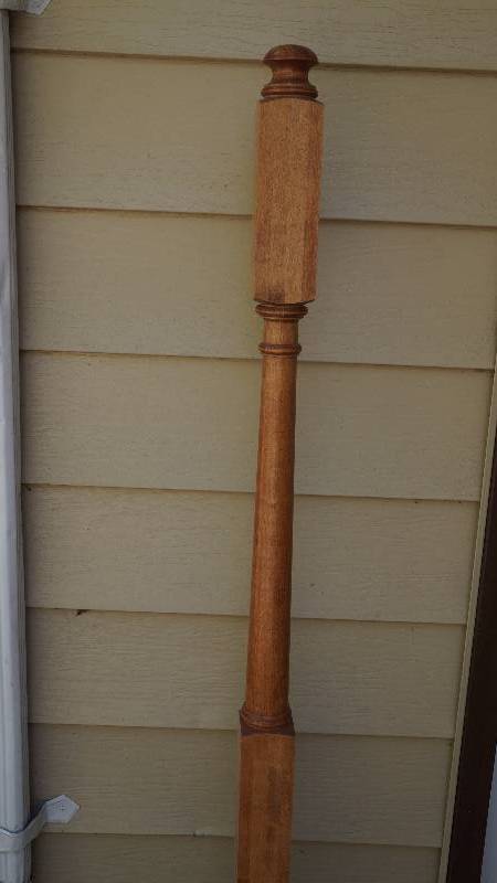 Qty 3 NIB Coffman Hard Maple Newel Posts