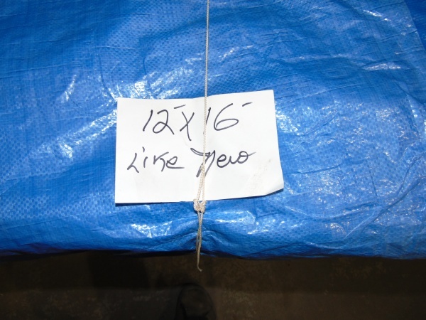 lot 37 image: Blue Plastic Tarp