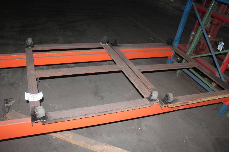 lot 217 image: Lot of (3) Metal Floor Dolly