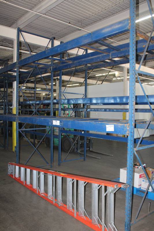 lot 11 image: Pallet Racking Including 8-Uprights 44x150x3 AND 24-Beams 11x6x2.5