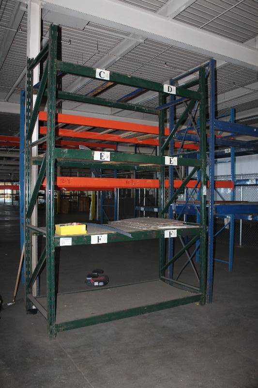 lot 19 image: Pallet Racking Including 2-Uprights 12x44x3 AND 8-Beams 7.5x4.5x2.5
