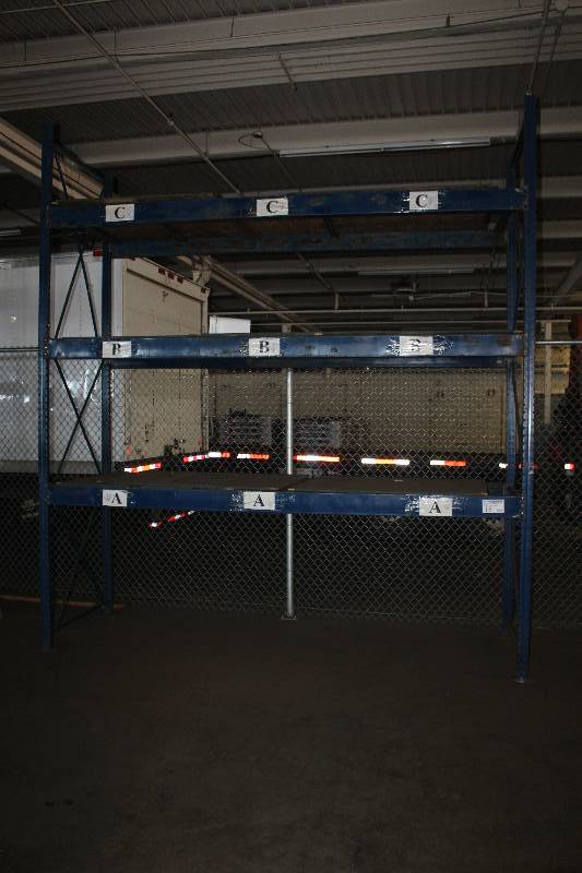 lot 18 image: Pallet Racking Including 4-Uprights 12.5x44x3 AND 10-Beams 11x6x2.5