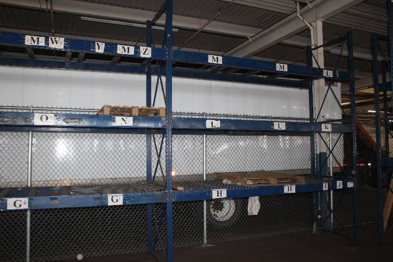 lot 21 image: Pallet Racking Including 3-Uprights 12.5x44x3 AND 12-Beams 11x6x2.5