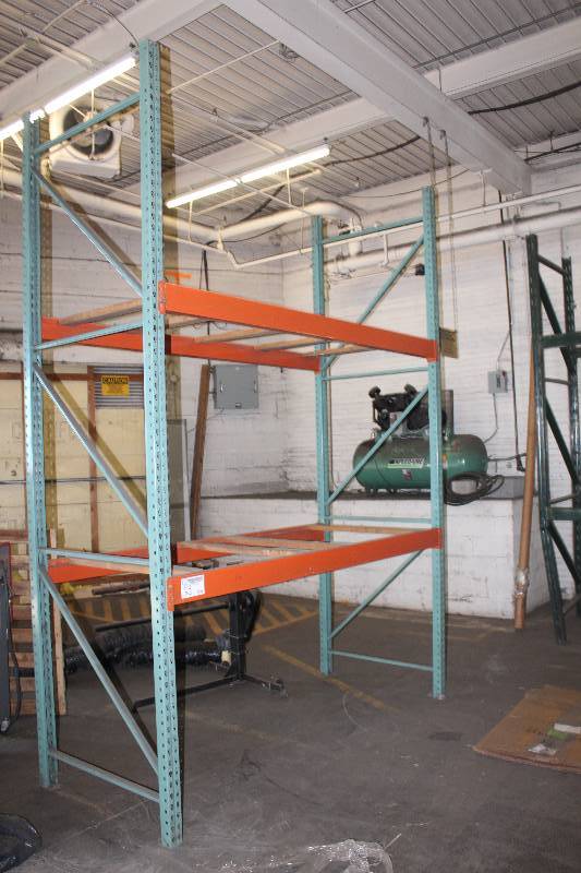 lot 32 image: Pallet Racking Including 2-Uprights 12x42x3 AND 4-Beams 8x5x2.5