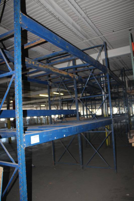lot 23 image: Pallet Racking Including 6-Uprights 12x44x3 AND 8-Beams 11x6x2.5 AND 8-Beams 11x4x1.5
