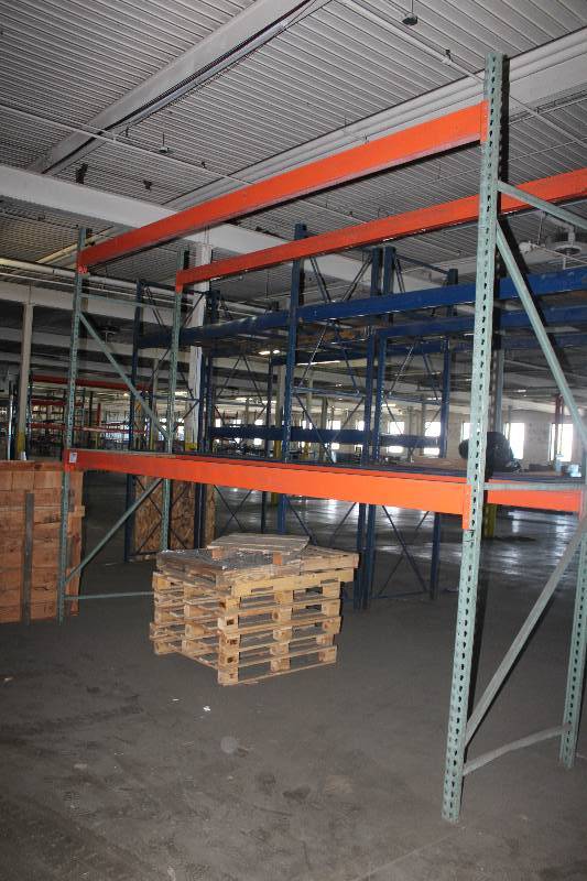 lot 24 image: Pallet Racking Including 2-Uprights 11.5x42x3 AND 4-Beams 14x5.5x2.75