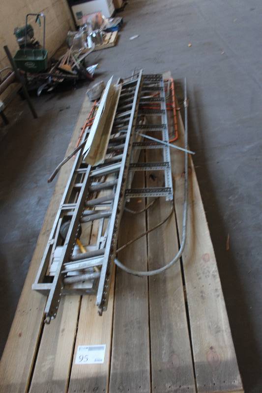 lot 95 image: Pallet Lot of Ladders