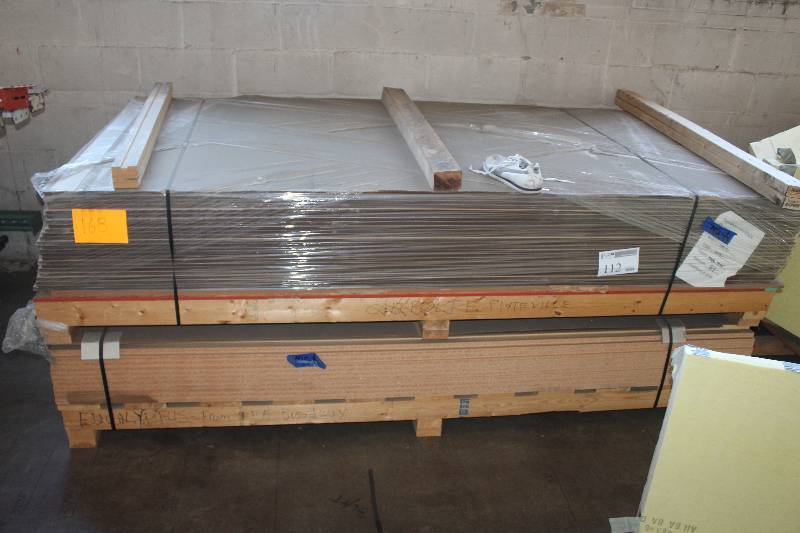 lot 112 image: Lot of (24) 12 Black Core Maple Panels