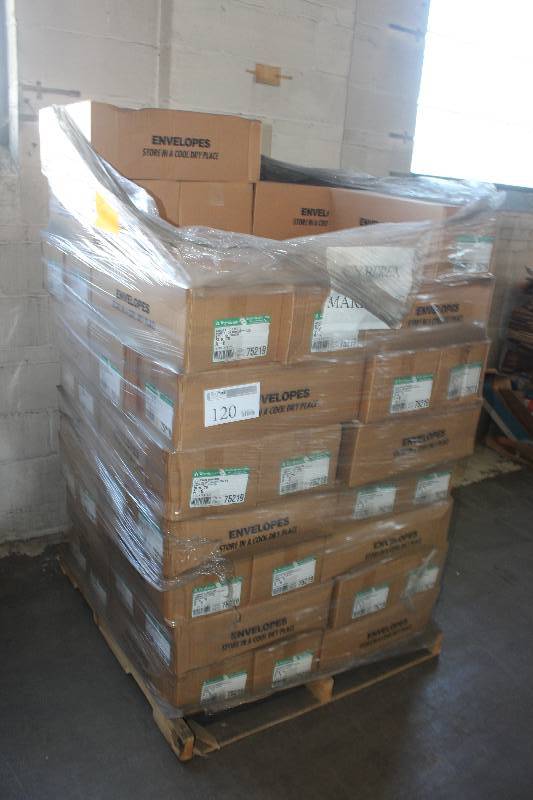 lot 120 image: Pallet Lot of Weyerhaeuser Envelopes