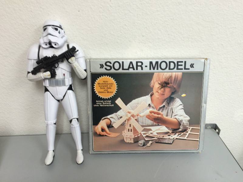 lot 26 image: Solar Model and Storm Trooper