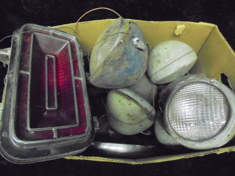 Lot - Misc Old Tractor Head Lights
