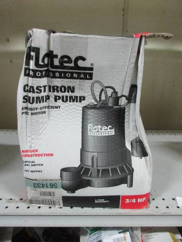 Cast Iron Sump Pump